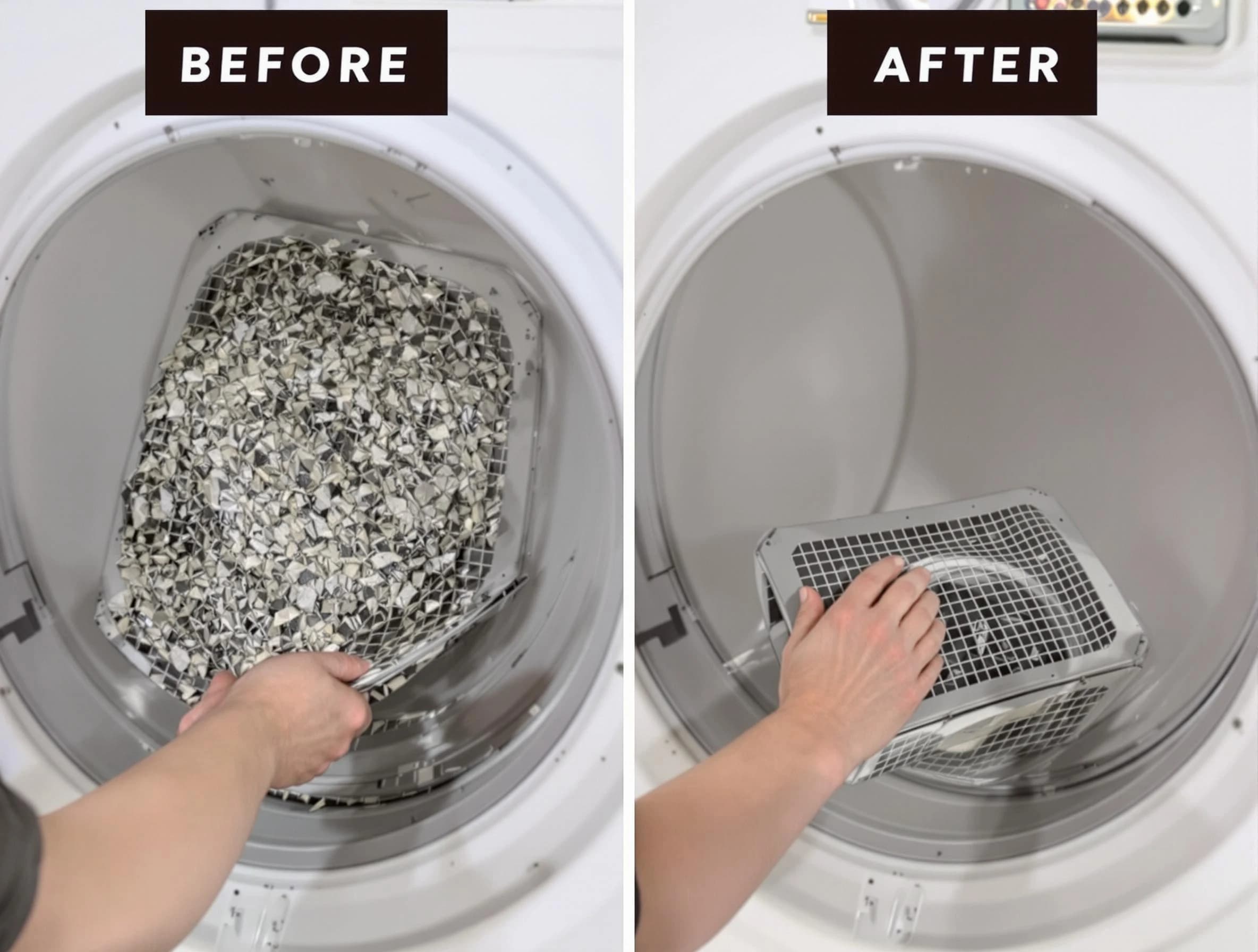 Professional lint trap cleaning by Colonial Beach Dryer Vent Cleaning in Colonial Beach