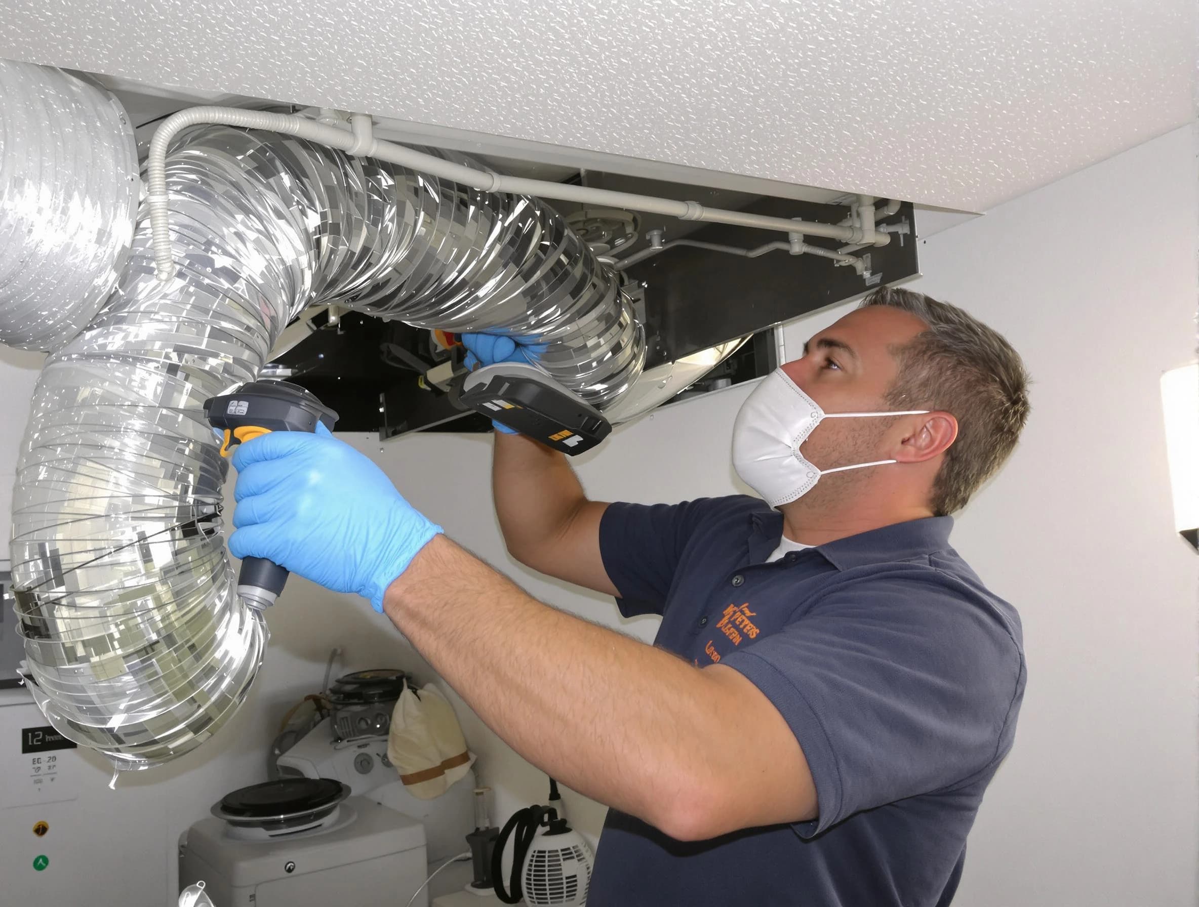 Colonial Beach Dryer Vent Cleaning professional performing thorough residential dryer vent cleaning in Colonial Beach