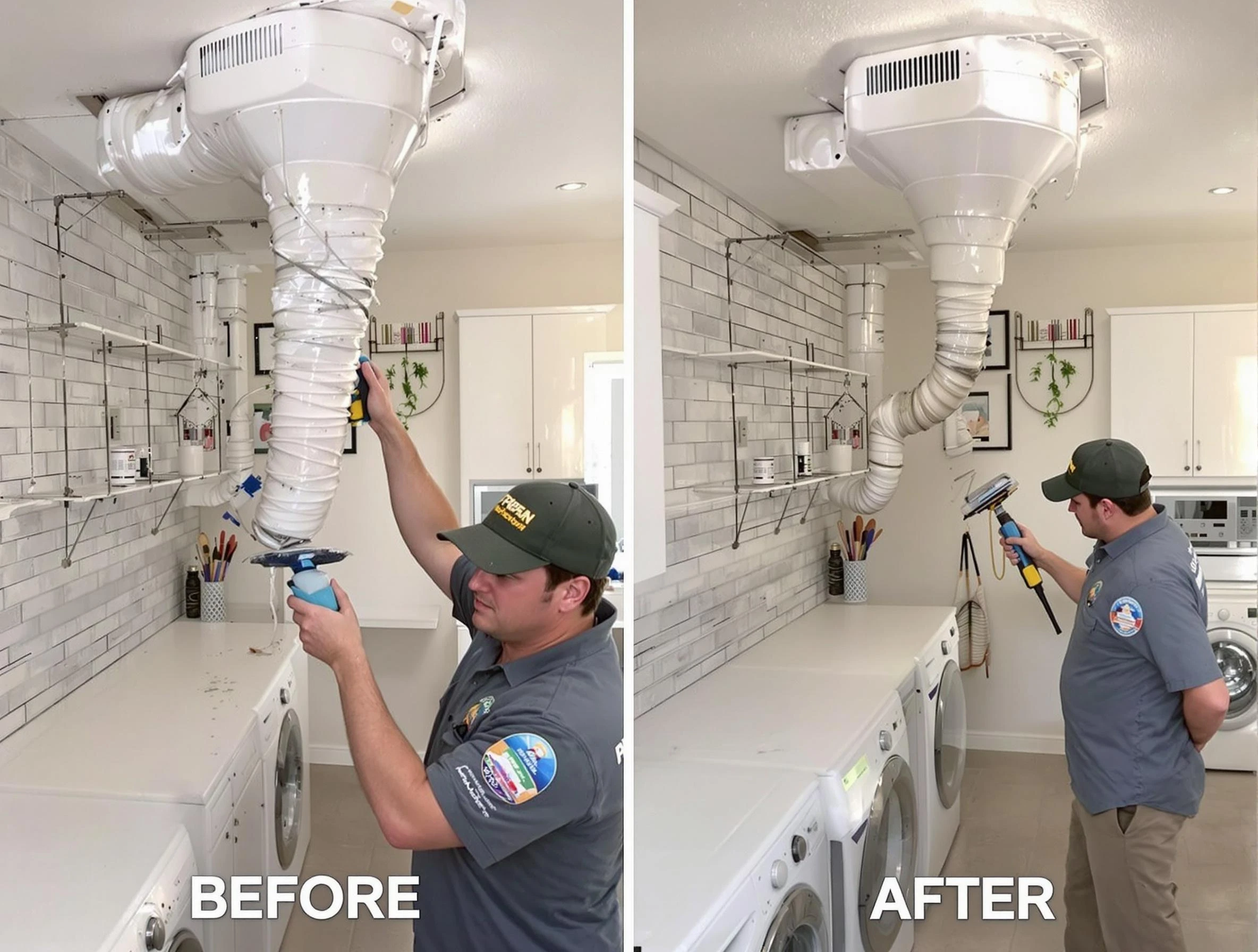 Professional dryer exhaust vent cleaning by Colonial Beach Dryer Vent Cleaning in Colonial Beach